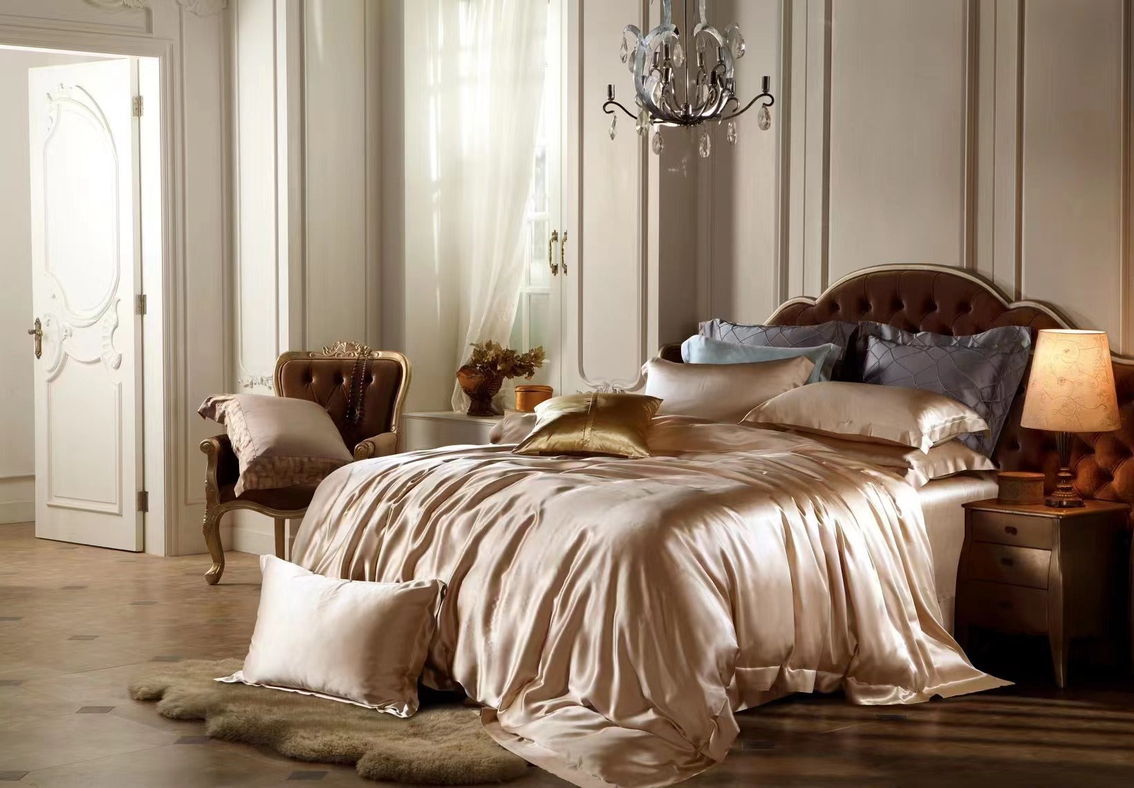 25 momme 100% silk duvet cover