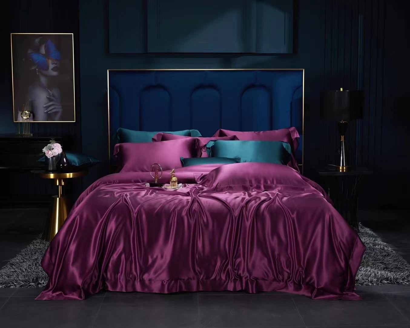 MUSEE - Full Set 4pcs, 25 momme, multi-colors