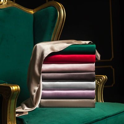 Silk Pillowcase, 19 momme 7 colors, Envelope, Queen, King