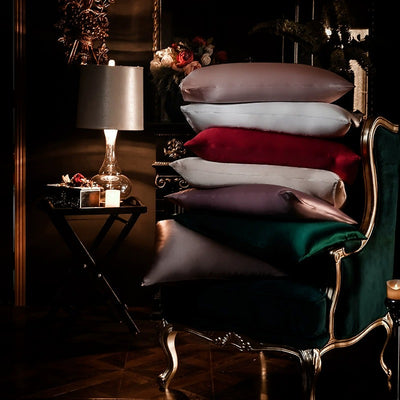 Silk Pillowcase, 19 momme 7 colors, Envelope, Queen, King