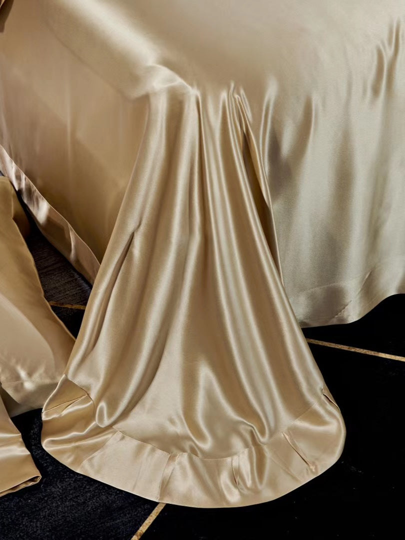 MUSEE - Silk Flat Sheet , 25 momme multi-colors