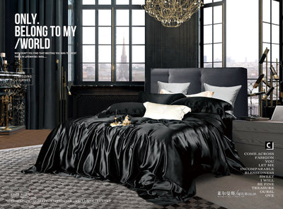 25 momme 100% silk duvet cover 