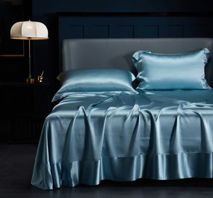 MUSEE - Silk Flat Sheet , 25 momme multi-colors