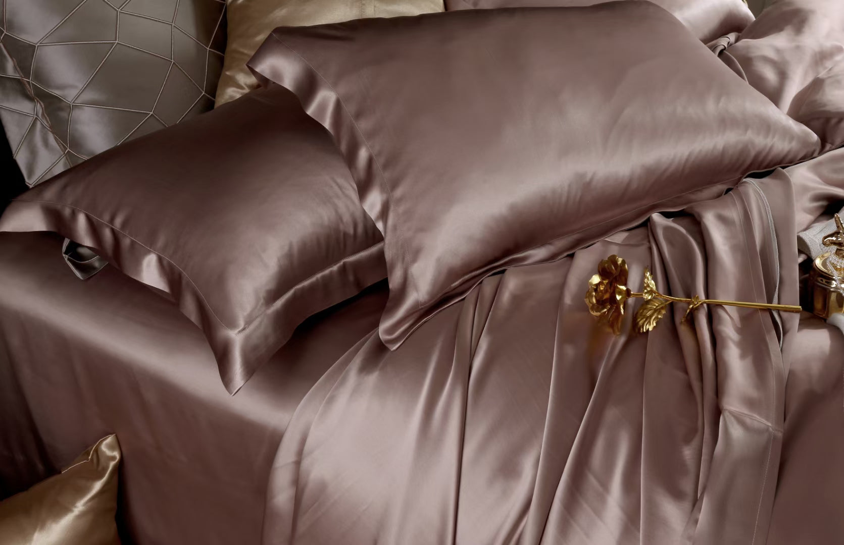 25 momme 100% silk duvet cover 