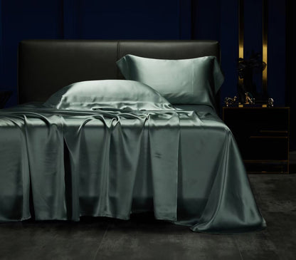 MUSEE - Silk Flat Sheet , 25 momme multi-colors